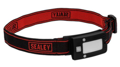 Sealey 2W COB LED Rechargeable Head Torch with Auto-Sensor Black LED360HT - LED360HTImage1.jpg