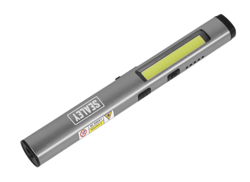 Sealey 5W COB 3W SMD LED Rechargeable UV Penlight Laser LED450UV - LED450UVImage1.png