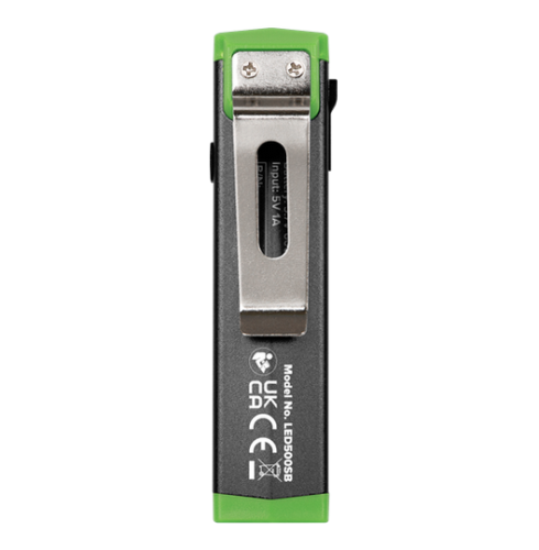 Sealey 3W COB LED Aluminium Mini Torch - Belt Clip USB Magnet LED500SB - LED500SBImage3.png