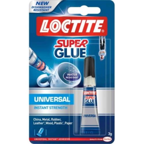 Loctite Super Glue Gel Extra Strong Adhesive For Rubber Leather Wood  1621078 3G