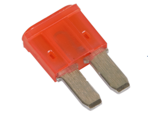 Sealey 10A Automotive MICRO II Blade Fuse - Packet of 50 M2BF10-SEA - M2BF10Image1.png