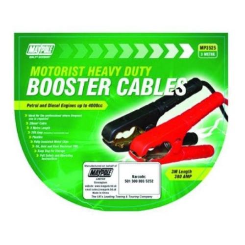Maypole Jump Leads 20MM X 3M NYLON BAG CCA Booster Cables MP3525 - MAYMP3525.jpg