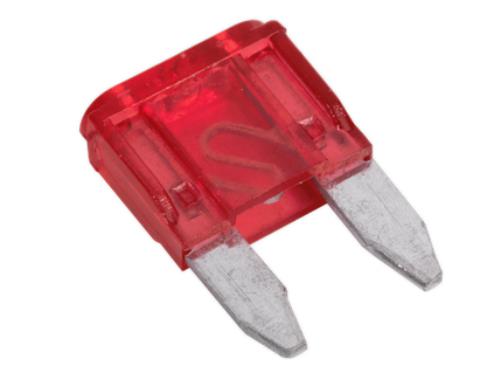 Sealey Automotive MINI Blade Fuse 10A Pack of 50 MBF1050 - MBF1050Image1.jpg