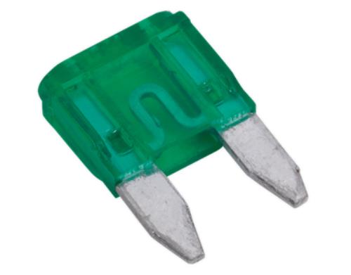 Sealey Automotive MINI Blade Fuse 30A Pack of 50 MBF3050 - MBF3050Image1.jpg