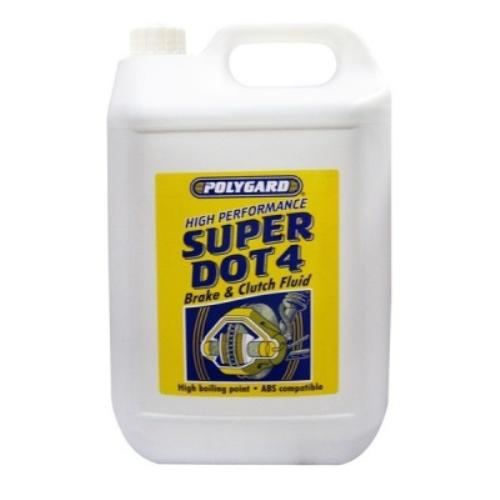 Polygard DOT 4 BRAKE FLUID 5 LTR - MIS10410 - MIS10410.jpg