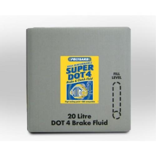 Polygard DOT 4 BRAKE FLUID 20 Litre MIS10415 - MIS10415.jpg