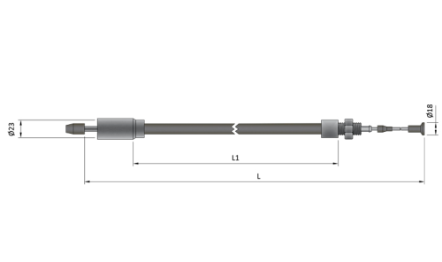 1320mm Quick Connect Longlife Bowden Cable for ALKO Brakes MP41213 - MP41213Image2.png