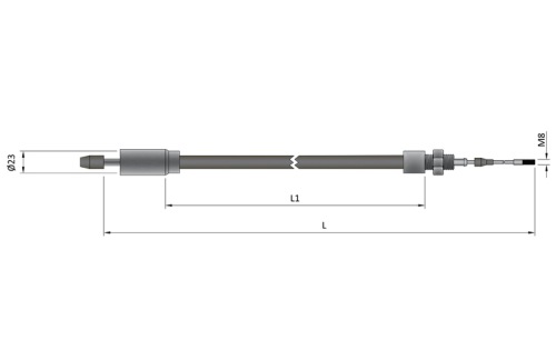 Maypole 1020mm Longlife Detachable Bowden Cable ALKO Brakes MP41410 - MP41410Image2.png