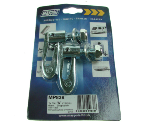 Maypole 2x 18.9mm Antiluce Drop Plates / Drop Catches M12 x 24mm MP838 - MP838-1.png