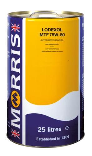 Morris Lubricants Lodexol MTF 75w-80 Gear Oil 25 Litres MTS025-MOR - MTS025Lodexol_MTF_75W-80_25L_(2).jpg