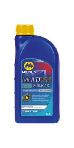 Morris Lubricants Multivis ECO V 0W-30 Engine Oil 1 Litre MZT001-MOR - MZT_001.png