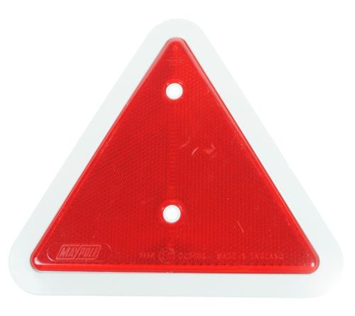Maypole Trailer White Edged Triangle Reflector Lighting MP18 - Maypole018B.jpg