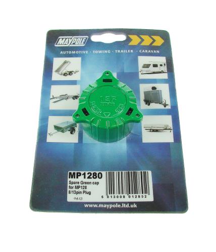 Maypole Green 8/13 Pin Plug Alignment Cap Water Tight for Caravan MP1280 - Maypole1280DP.jpg
