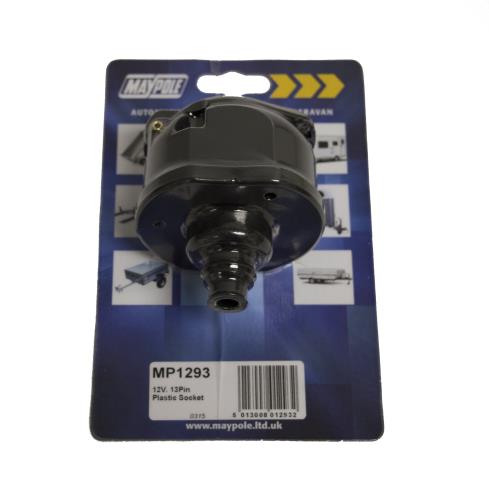 Maypole 12v 13 Pin Plastic Socket for caravans and trailers MP1293 - Maypole1293DP.jpg