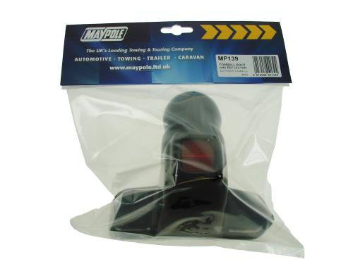Maypole Black PVC Towball Cover With Reflector Towing Ball Boot MP139 - Maypole139DP.jpg
