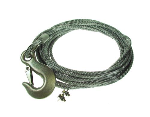 Maypole 2400kg 8M (26 Inch) Steel Winch Cable with Forged Hook MP1450 - Maypole1450.jpg