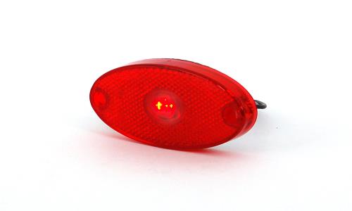 Maypole 12-24V Slim Line Oval LED Red Marker Lamp Trailers Towing MP1657 - Maypole1657B-2.jpg