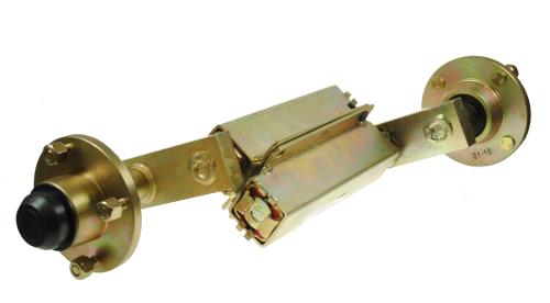 Pair of 500Kg Suspension Units and Hub for 8 or 10 inch wheels MP211 - Maypole211.JPG