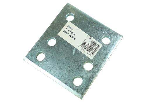 Maypole 2.5 Inch / 4 Inch 65mm-102mm 6 Hole Towball Drop Plate MP233 - Maypole233.jpg