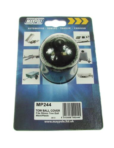 Maypole Black Plastic Towball Cover for 50mm Towballs MP244 - Maypole244DP.jpg