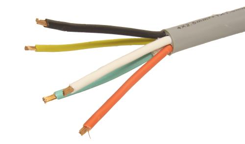 Maypole 21A 1×1.5mm² + 4×2.5mm² 5 Core Grey Auxiliary Cable MP3295 - Maypole3295_2.jpg