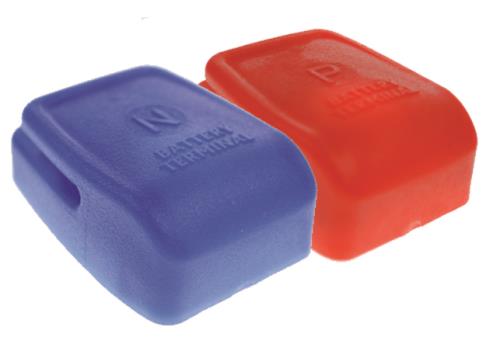 Maypole Pair of Quick Release Battery Clamps Red and Blue MP333 - Maypole333.jpg