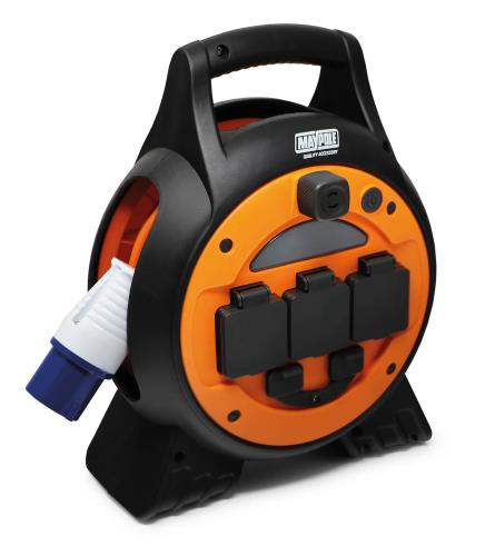 Maypole 15M Roller Mobile Mains Power Unit with LED Light MP3767 - Maypole3767CABLETIEOL.jpg