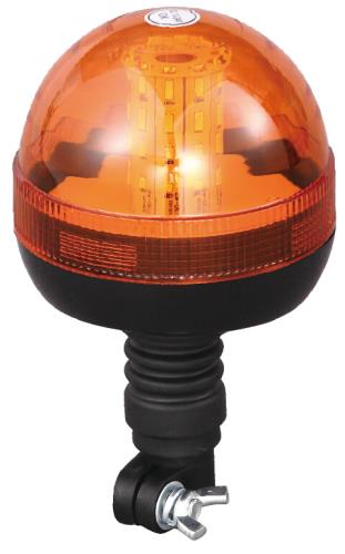 Maypole 12/24V Flexi Din Pole Mount LED Amber Warning Beacon MP4093 - Maypole4093.jpg