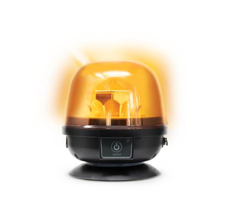 Maypole 12/24V LED Wireless Amber Warning Beacon MP4099 - Maypole4099glow.jpg