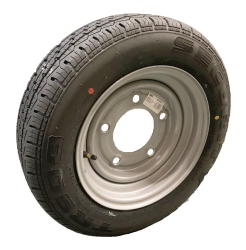 Maypole 12 Inch Silver Wheel and Tyre 155/70R12C 5 Stud 6.5 inch PCD MP42217 - Maypole42217_2.jpg