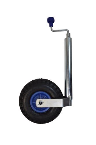 Maypole Jockey Wheel - Pneumatic - Clamp - 48mm MP437 - Maypole437bluehandle_bluewheel.jpg