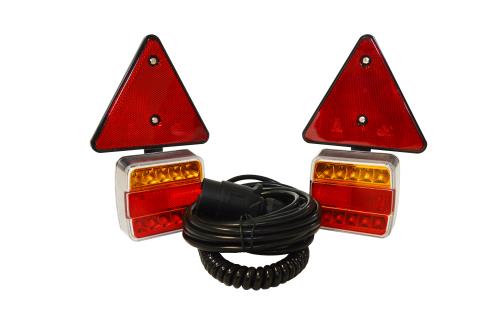 Maypole 12V LED Magnetic Lighting Pod Trailer Cables Triangles MP44952 - Maypole44952-new.jpg