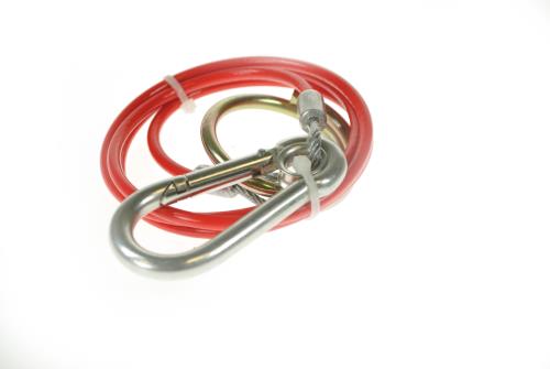 Maypole Breakaway Cable - Plastic Coated - Red MP501 - Maypole501B.JPG