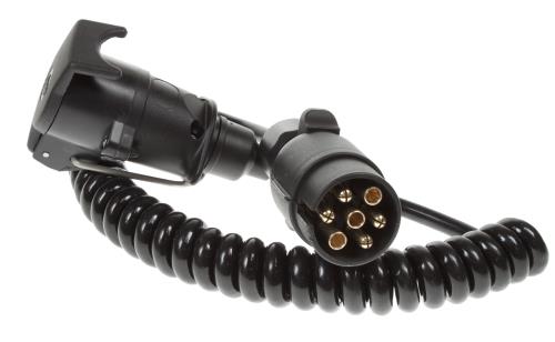 Maypole 1.5m 7 Pin N Type Curly Extension Lead (Plug To Socket) MP5885 - Maypole5885.jpg