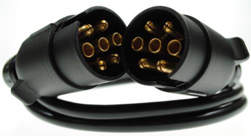 Maypole 2m 2 × 7 Pin Plugs and 7 Core Connecting Lead Straight MP5887 - Maypole5887.jpg