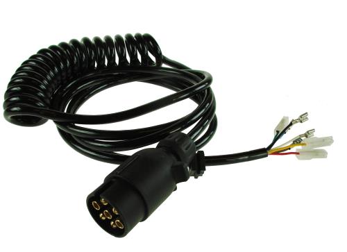 Maypole 7 Pin Trailer Connecting Lead With Spade Terminals MP5909 - Maypole5909.jpg