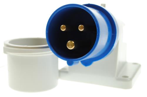 Maypole 16a 230V Caravan Inlet Socket Plus Cap (with weather cap) MP594 - Maypole594B.jpg