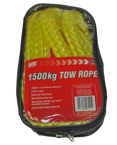 Maypole 3.5m x 1500Kg Towing Rope with Forged Hooks and Flag MP6091 - Maypole6091.jpg