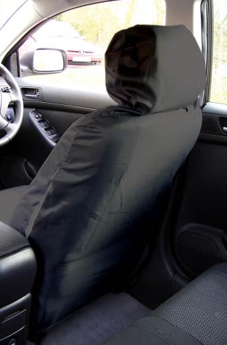 Maypole Heavy Duty Universal Black Van / Pick-Up Seat Cover Set MP6525 - Maypole6525BACKOFSEAT.jpg