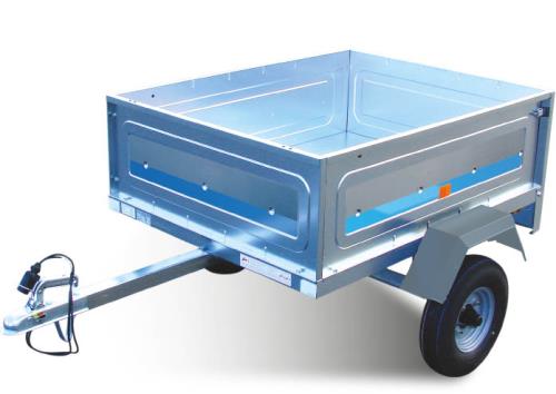 Maypole Erde 400Kg Car Trailer (flat-packed) galvanised steel MP6812 - Maypole6812_silver_mudguard.jpg