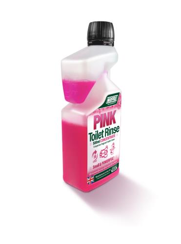 Maypole Superior Toilet Rinse 500ml Pink Premium Pipe Flush MP6995 - Maypole6995PINKTOILET.jpg
