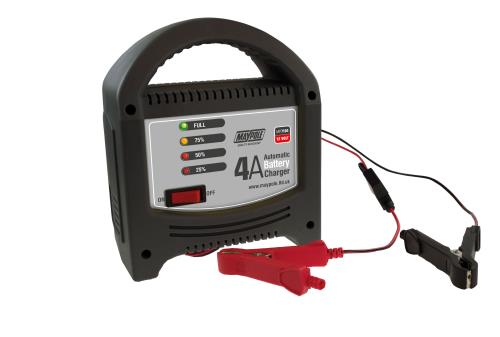 Maypole 4A 12V LED Automatic Battery Charger Fully Automatic MP7104 - Maypole7104.jpg