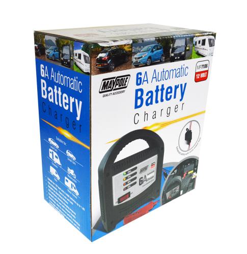 Maypole Battery Charger 6A 12V LED Automatic MP7106 - Maypole7106box.jpg