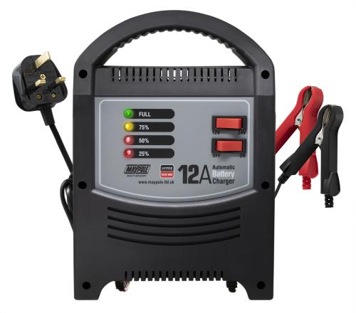 Maypole 12A Car and Caravan Battery Charger 12V/24v MP7112 - Maypole7112_2.jpg