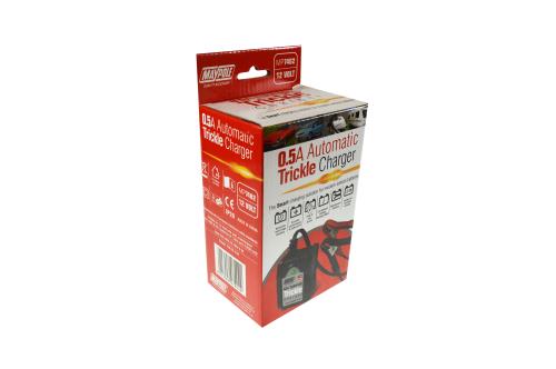 Maypole AUTOMATIC BATTERY TRICKLE CHARGER 12VDC 0.5A MP7402 - Maypole7402BOX.jpg