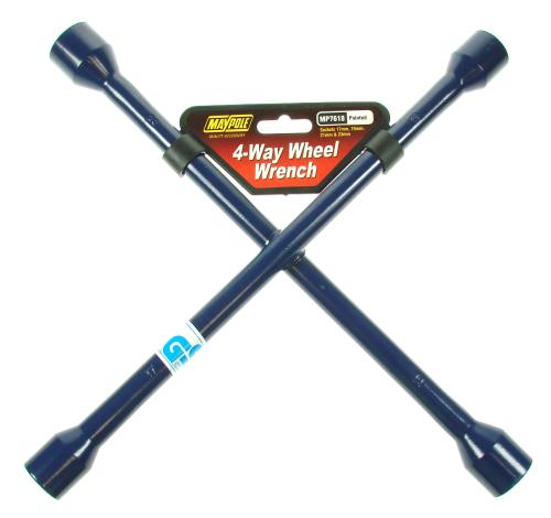 Maypole WHEEL WRENCH 4 WAY BLUE MP7618 - Maypole7618.jpg