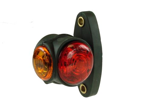 Maypole 10-30V LED Red/White/Amber Rubber Side Marker Lamp MP7721 - Maypole7721B-2.jpg