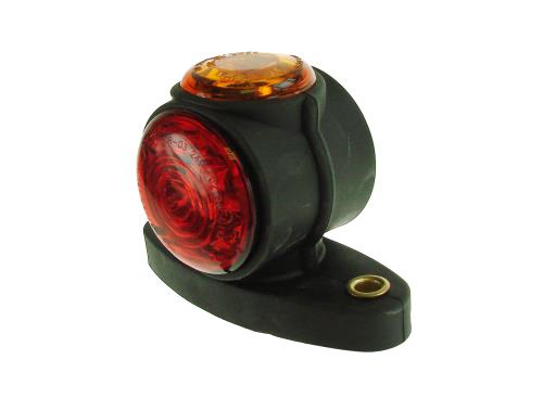 Maypole 10-30V LED Red/White/Amber Rubber Side Marker Lamp MP7721 - Maypole7721B_5.jpg