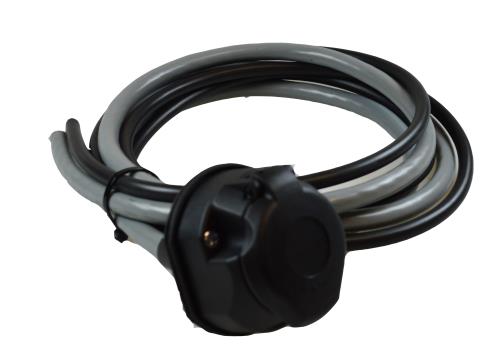 Maypole 13 Pin 2m Socket Assembly With Twin Hole Gasket MP8077B2M - Maypole8077B2M.jpg