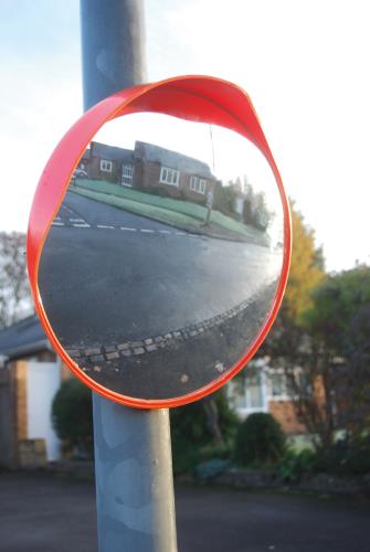 Maypole 300mm Diameter Convex Safety Driveway Mirror Shatterproof MP8325 - Maypole8325HOME2.jpg